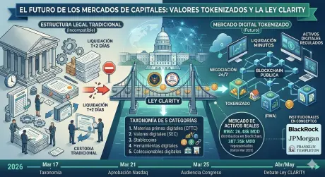 Tokenización de Valores 2026: El Congreso de EE. UU. ante el Gran Cambio Regulatorio
