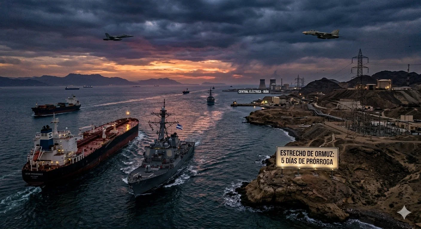 Ultimátum de Trump a Irán: 5 días de tregua en el Estrecho de Ormuz