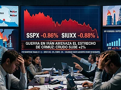 Tormenta Perfecta en Wall Street: Tensiones en Oriente Medio e Inflación Sacuden a los Inversores